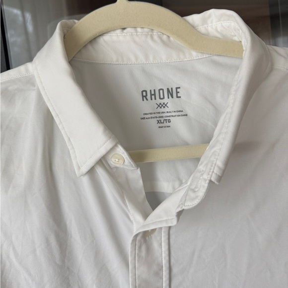 RHONE Commuter Performance Stretch Long Sleeve Woven Shirt collar button down - Picture 3 of 6
